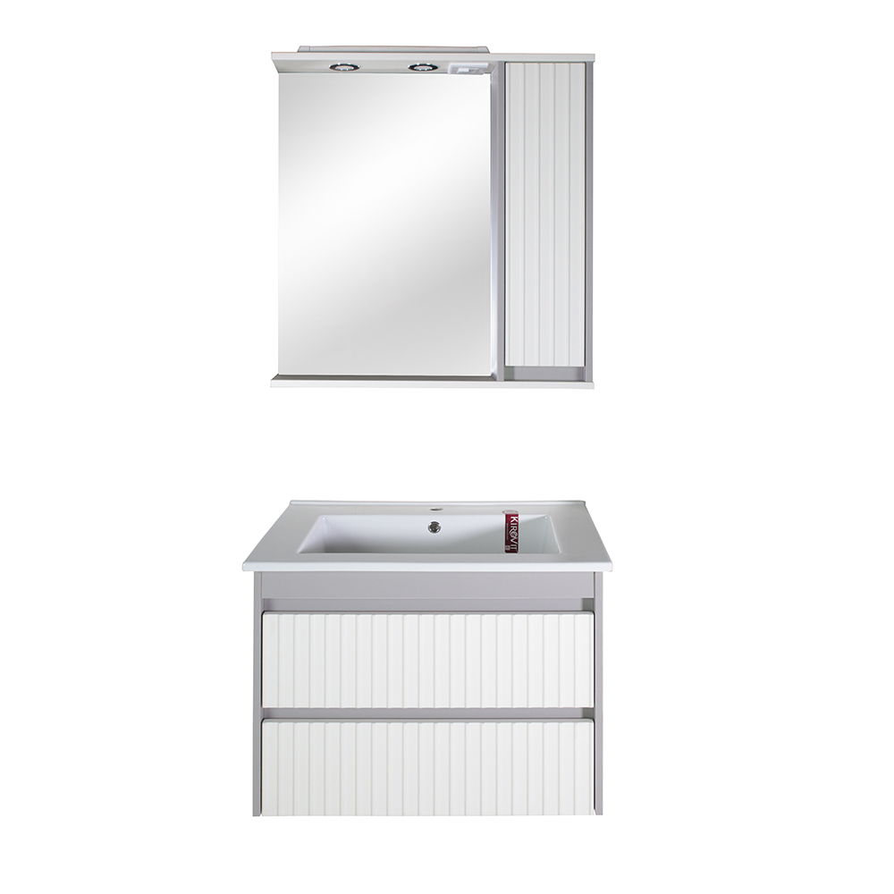 Зеркало-шкаф ASB-Mebel Мирано 75 правое