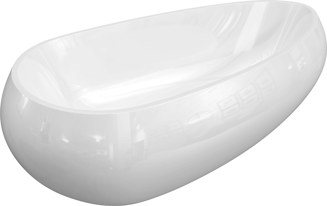 Акриловая ванна Artemis Lalage 180x85 белая глянцевая