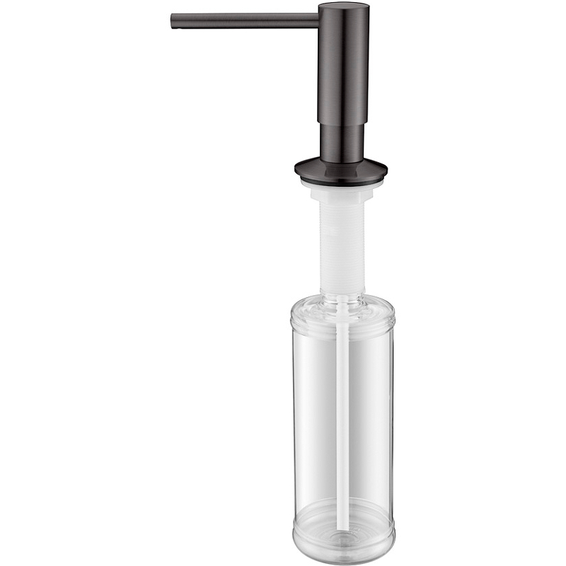 Дозатор Paulmark Decus D004-GM черный 350 мл