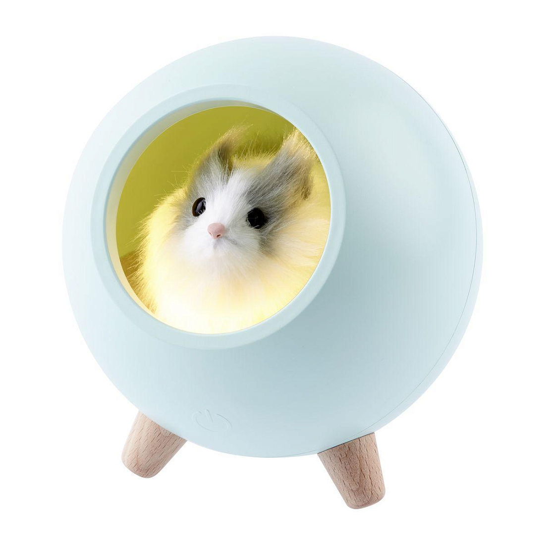 Светильник-ночник ЭРА Хомяк зеленый NLED-468-1W-GR