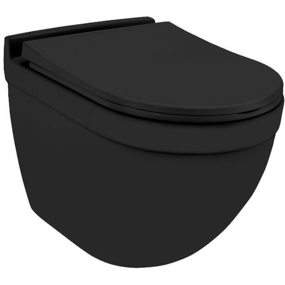 Унитаз подвесной Jaquar Solo SLS-BLM-6953BIUFSM черный матовый