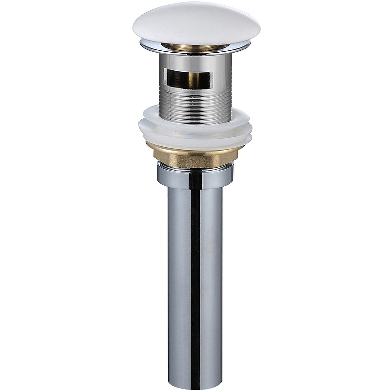 Донный клапан для раковины WeltWasser WW PP MT-WT click-clack белый матовый