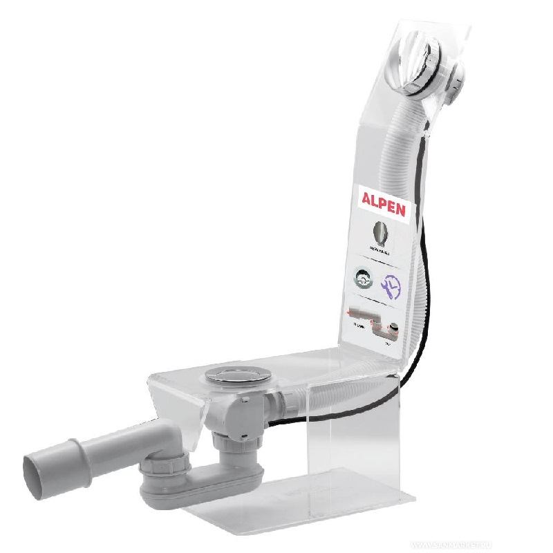 Слив-перелив Alpen ALP55-RU80 для ванны