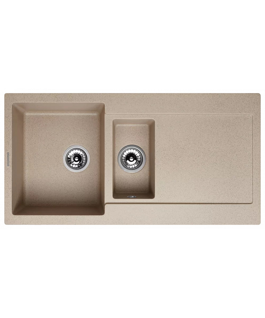 Мойка кухонная Kuppersberg Modena 1,5B2D Sand встраиваемая