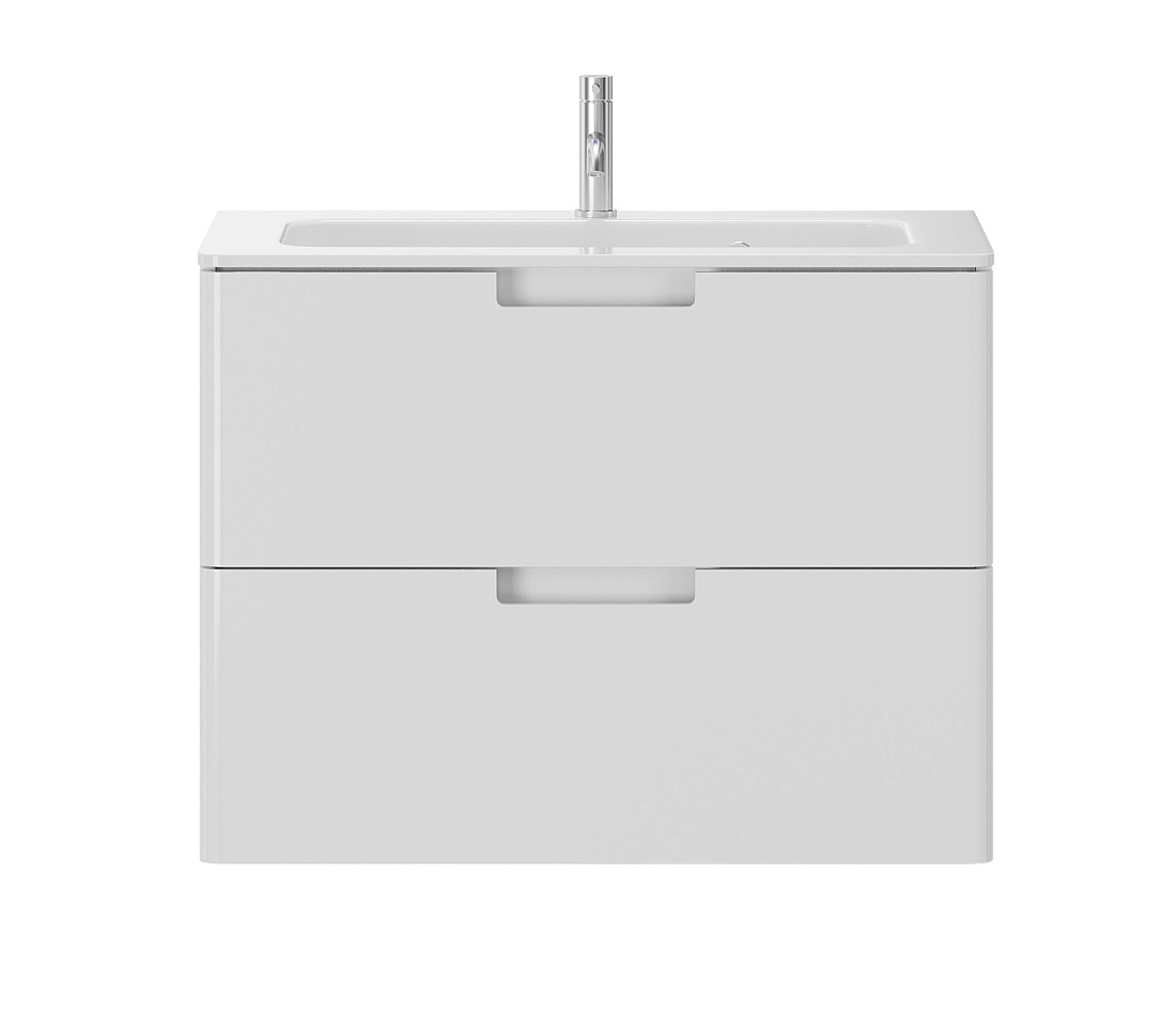 Тумба с раковиной Creto Bravo White 80