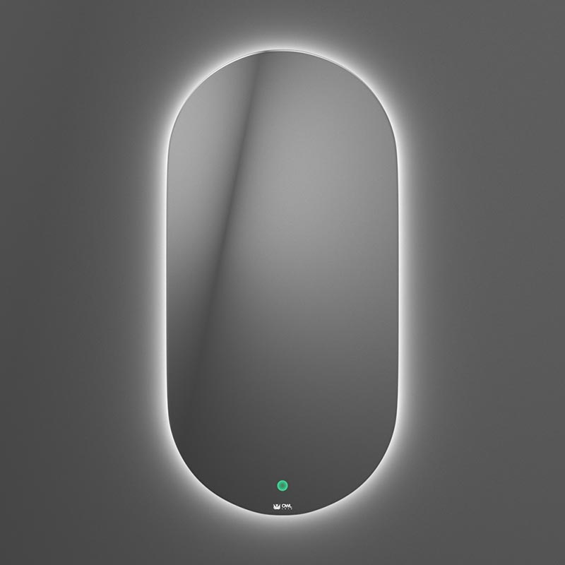 Зеркало Owl 1975 Rusken 40х80 с подсветкой