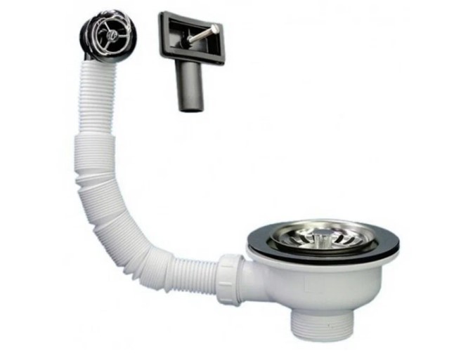 Слив-перелив McAlpine OFR2-113S для кухонной мойки