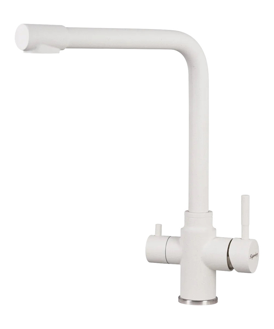 Смеситель Kuppersberg Geo KG2385CR White alabas для кухни