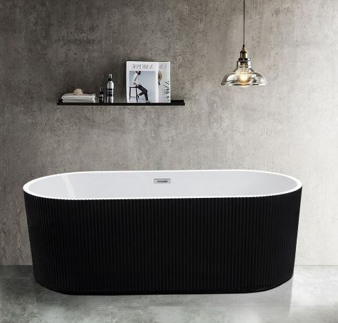 Акриловая ванна Esbano Tortuga ESVATORTB 1700x800x590 черная