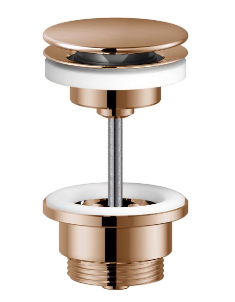 Донный клапан для раковины Nobili AV00110/11RCP красное золото