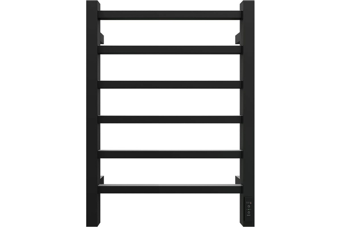 Электрический полотенцесушитель Grois Alex GR-101 400/600 П6 RAL9005 U черный матовый