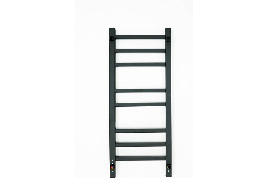 Электрический полотенцесушитель Grois Alex GR-102 300/800 П8 RAL9005 U черный матовый