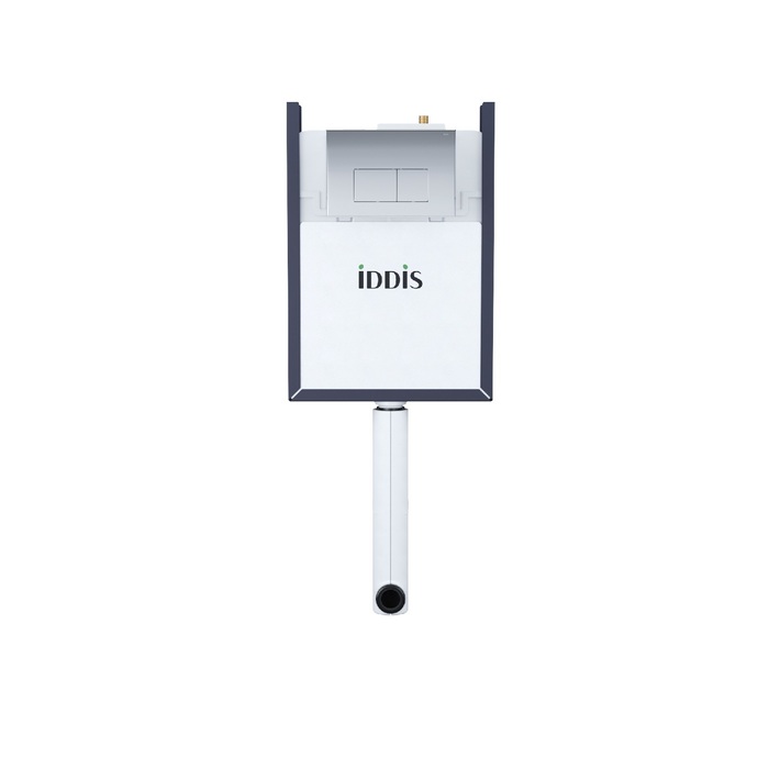 Смывной бачок скрытого монтажа Iddis Optima Home OPH0GCCi32K с клавишей смыва