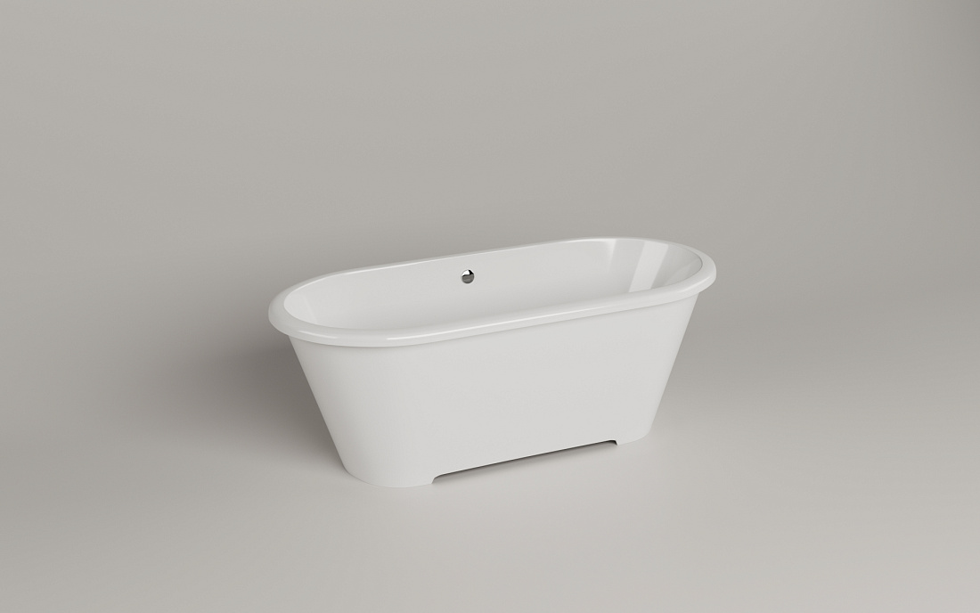 Ванна из искусственного камня ESSE Bali 167x71 белая