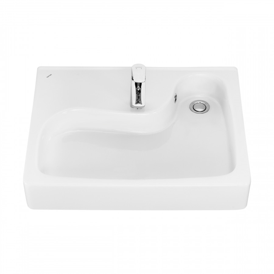 Раковина Santek Клио 60х51 на стиральную машину, с кронштейнами 1WH501770