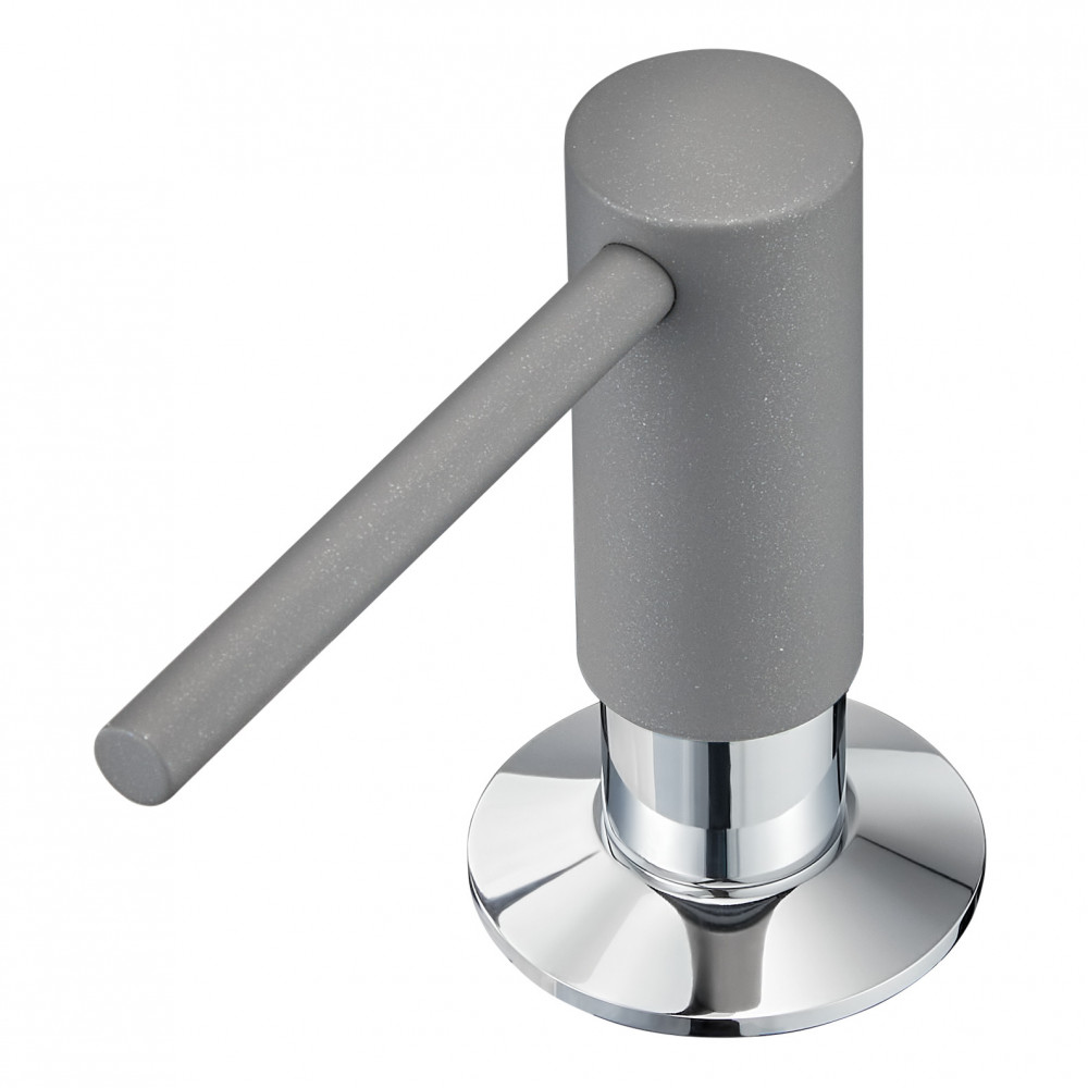 Дозатор Milacio Ultra MC.931.GR для моющего средства. серый металлик