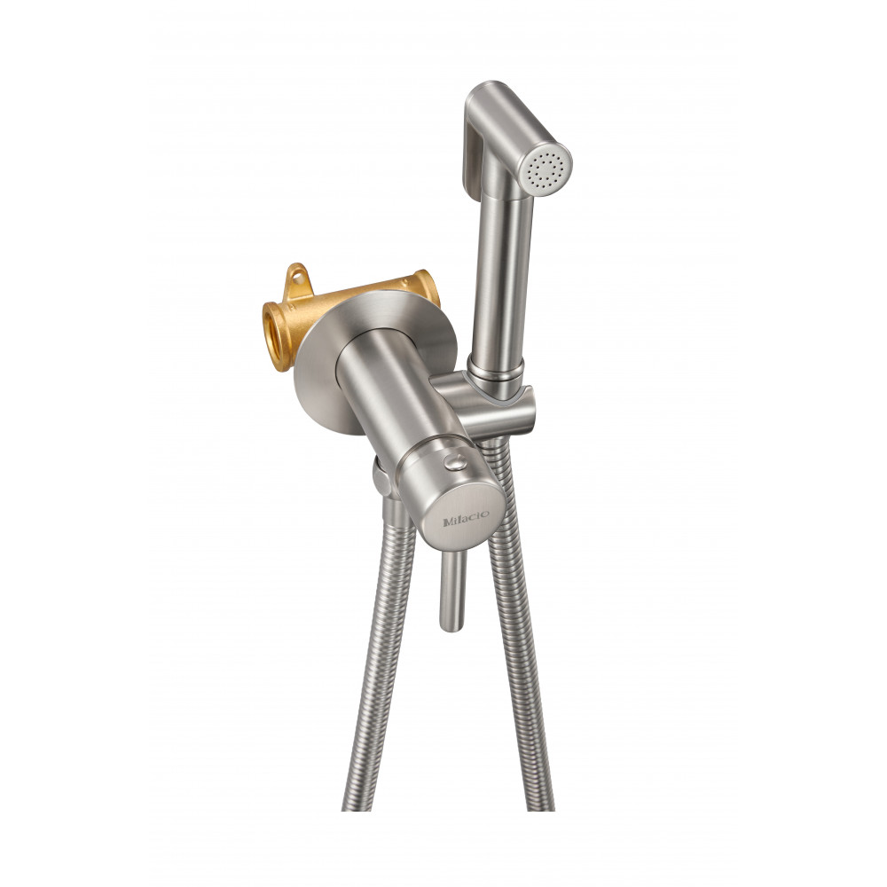 Гигиенический душ Milacio Ultra MCU.850.SS со смесителем, нержавеющая сталь