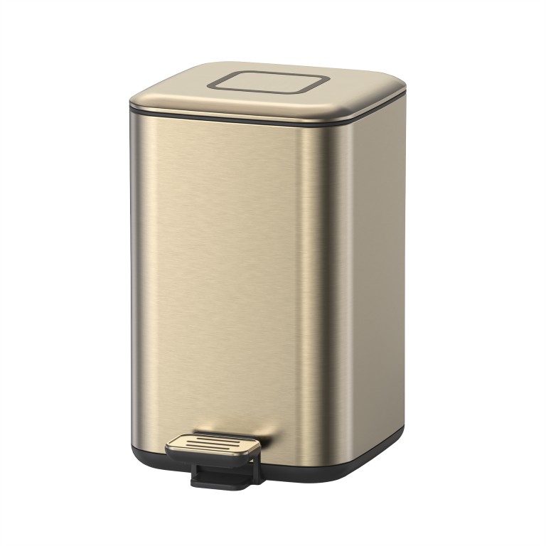 Мусорное ведро Boheme Q 10948-MG золото матовое
