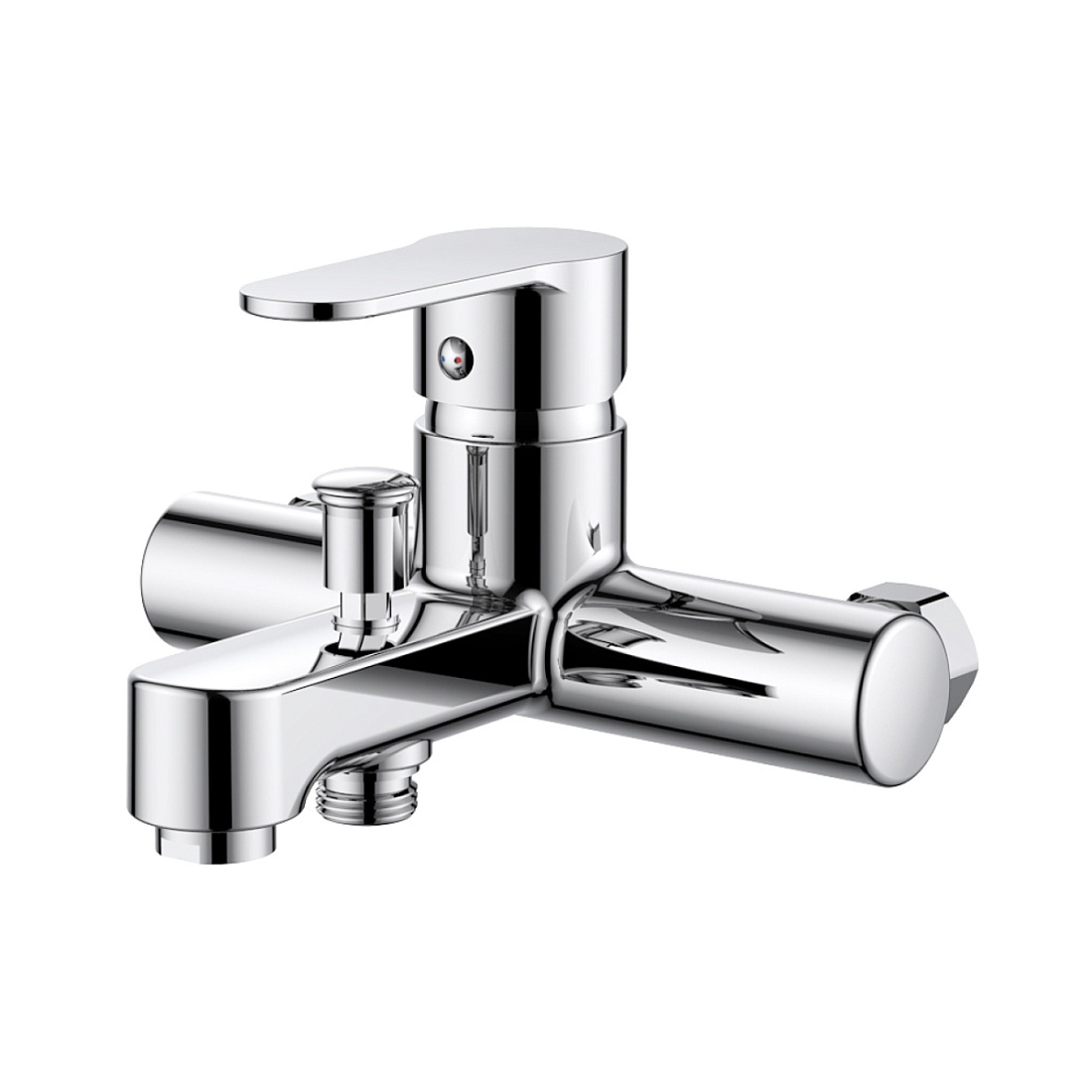 Смеситель для ванны с душем OneLife P07-100cr