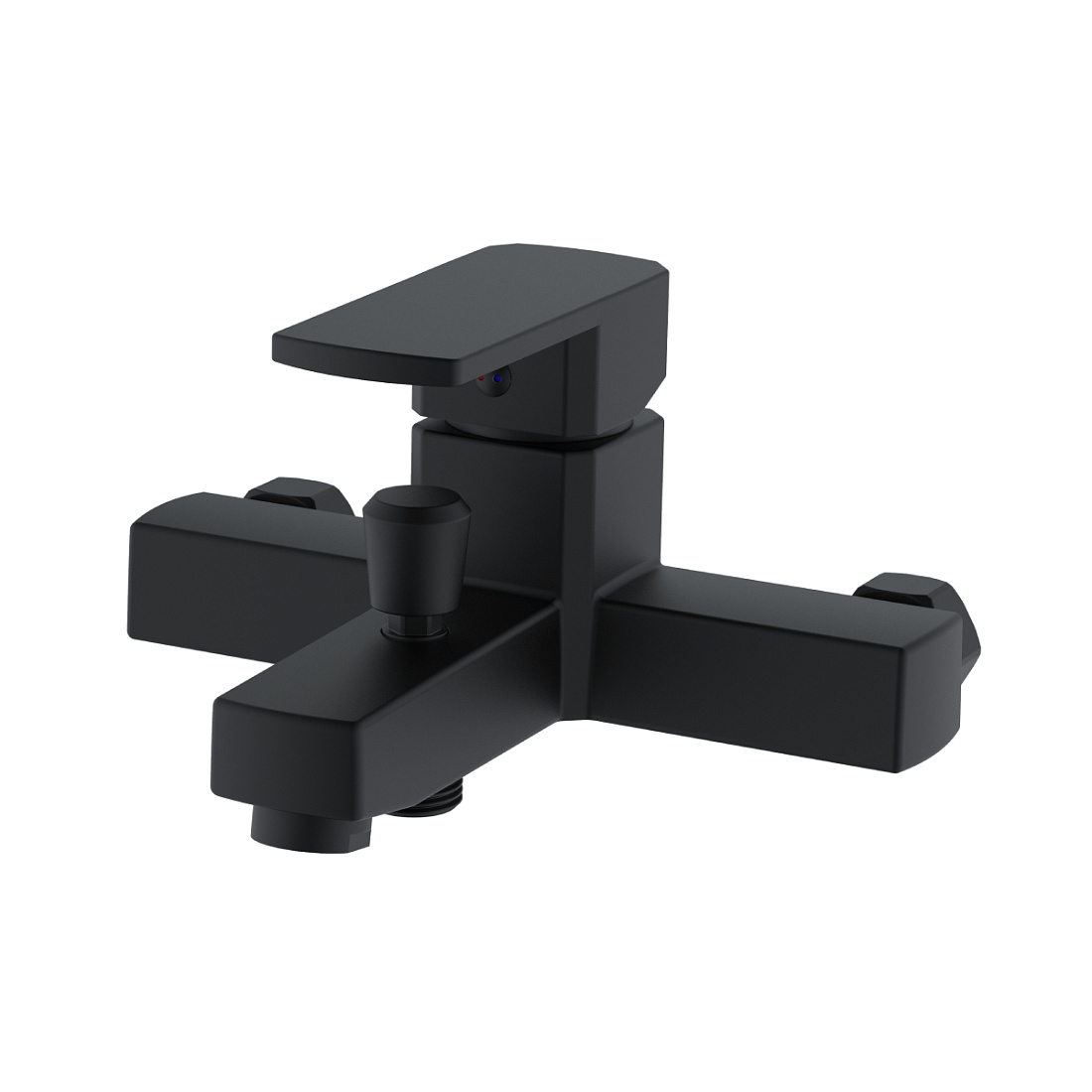 Смеситель для ванны с душем OneLife P06-100b черный