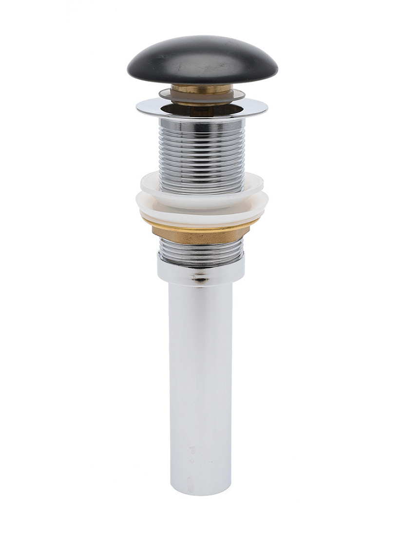 Донный клапан для раковины AQUAme AQM7002-0MB черный матовый