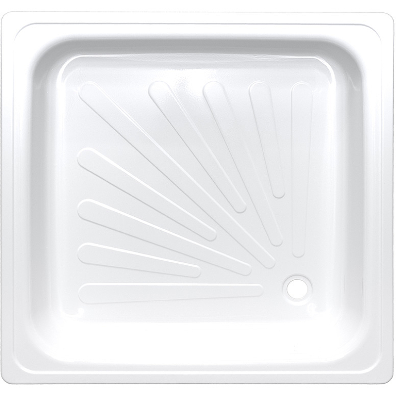 Поддон для душа ВИЗ Antika APS-90101 стальной 90x90 белый