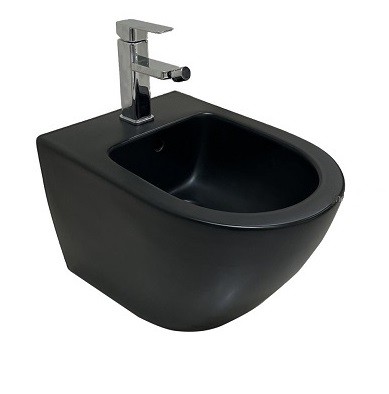 Биде подвесное CeramaLux 2197MB-1 черное матовое