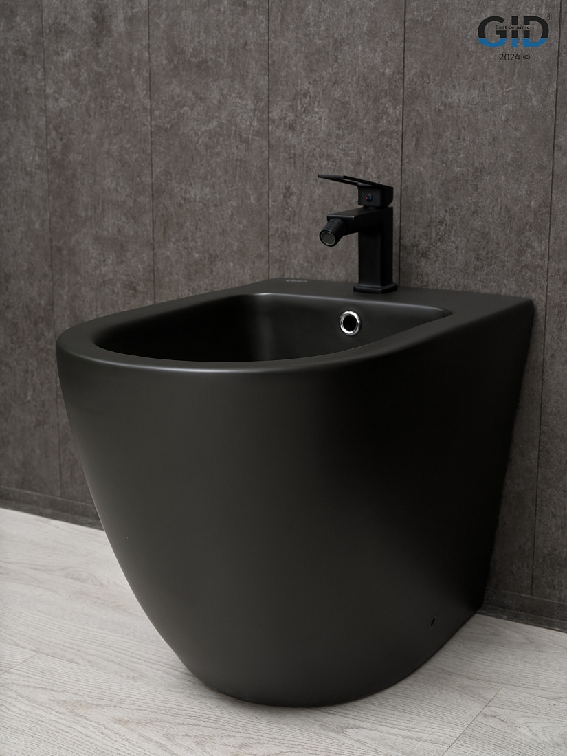 Биде напольное Gid BDN-36BM черное матовое