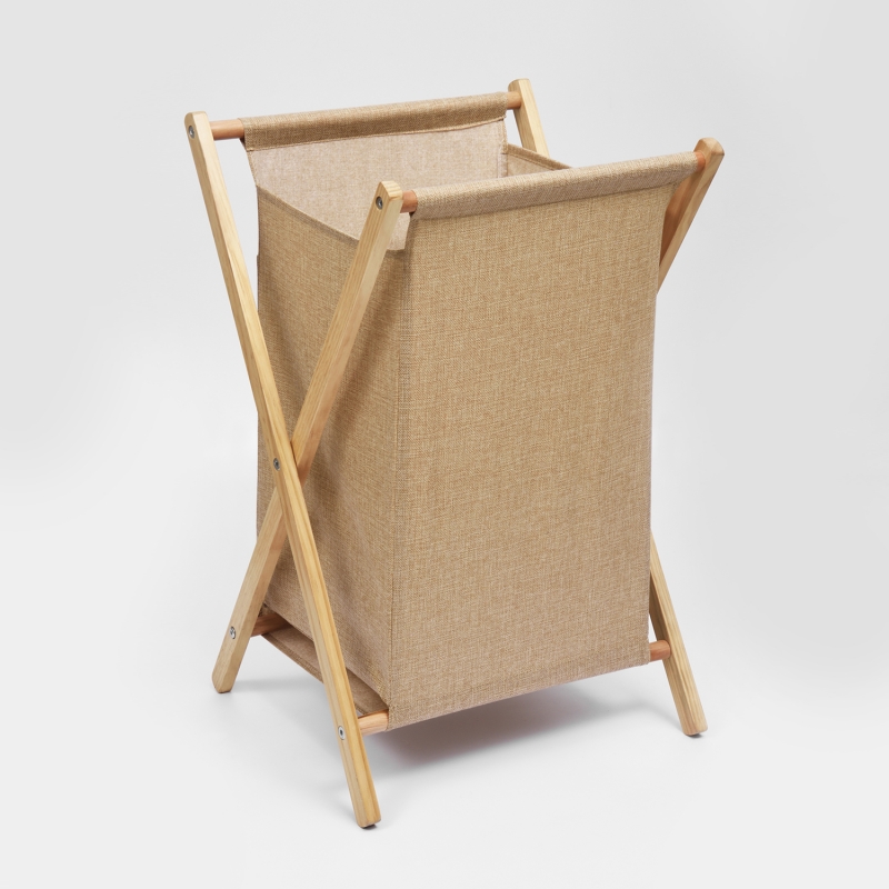 Корзина для белья WasserKRAFT Nau WB-771 WB-771-L бежевая