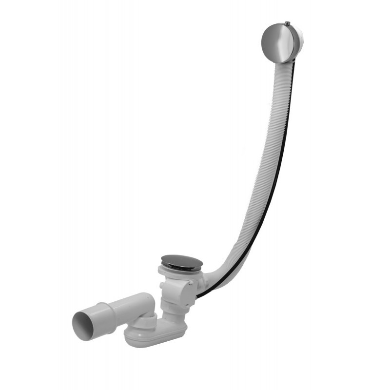 Слив-перелив Vega V55К 100 см полуавтомат, хром Гл000006592