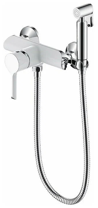 Гигиенический душ Gappo G03-8 G2003-8 со смесителем, белый/хром