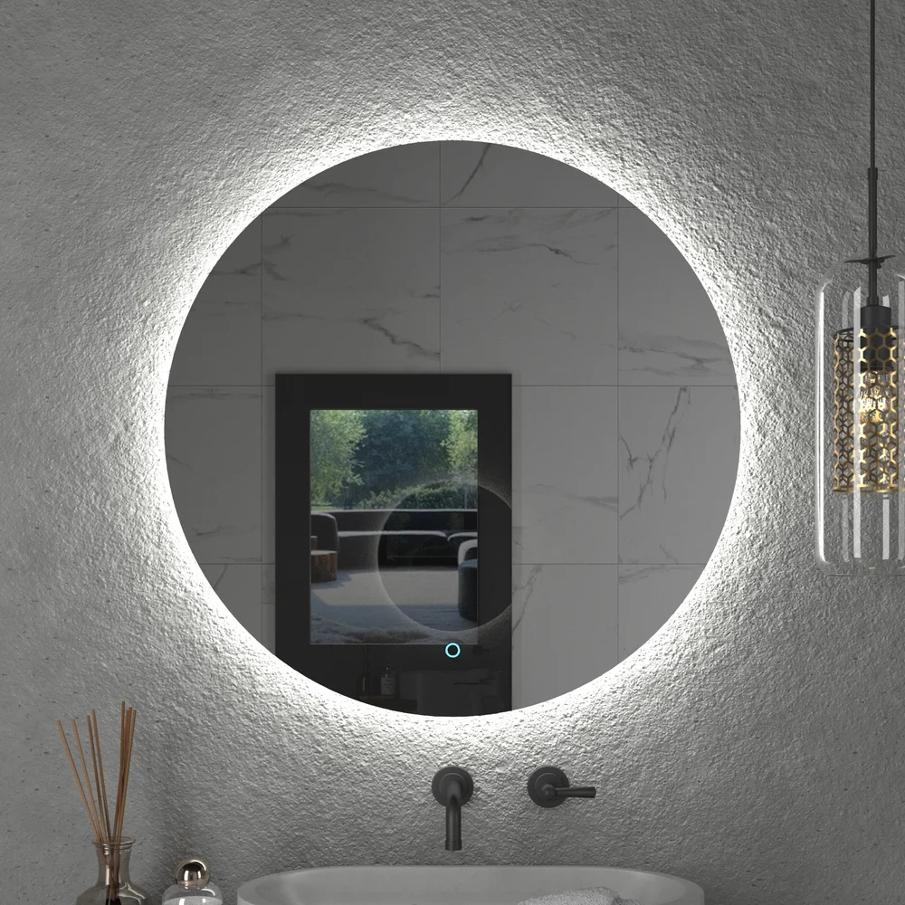 Зеркало Onika Сола 80 с LED подсветкой, круглое