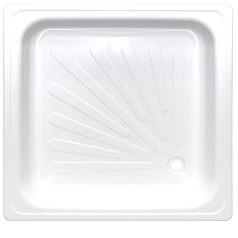 Поддон для душа ВИЗ Antika APS-80101 стальной 80x80 белый