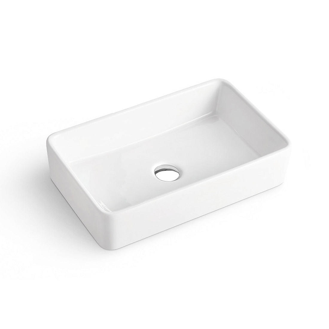 Раковина накладная Staro KEOPS BLANCO BRILLO 58х37