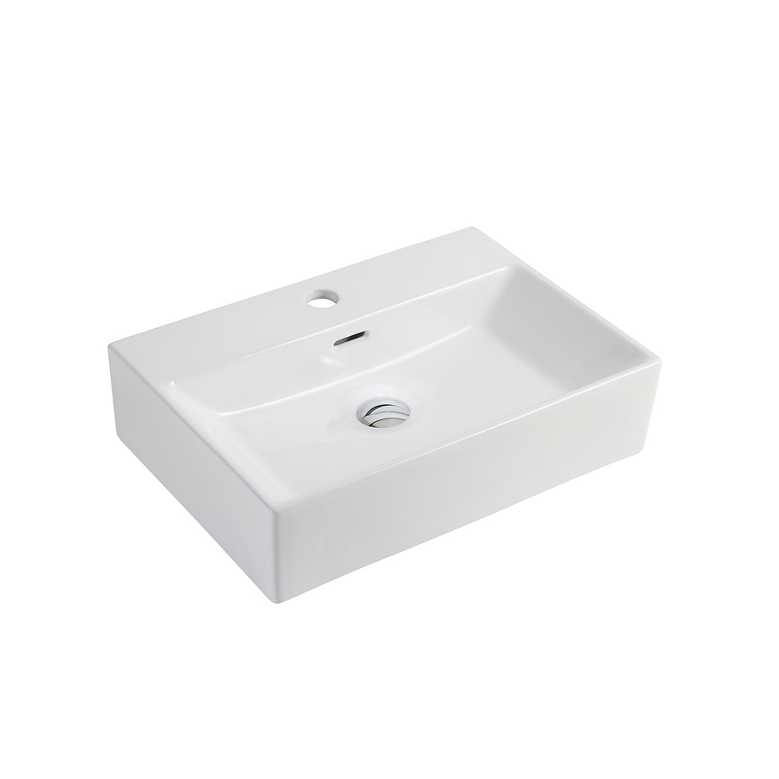 Раковина накладная Staro LEO BLANCO BRILLO 50х36х13