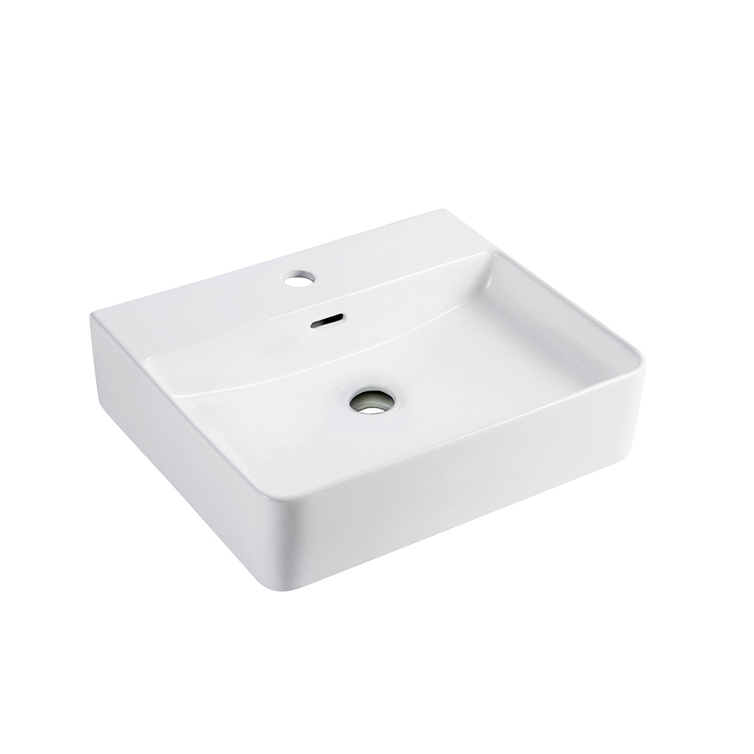 Раковина накладная Staro SIL BLANCO BRILLO 50х42х13