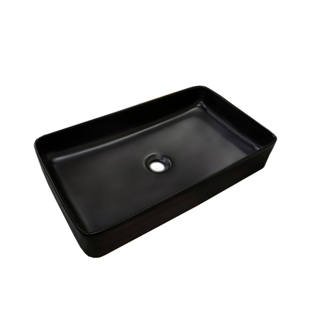 Раковина накладная Staro FOGO NEGRO MATE черная 61х34.5