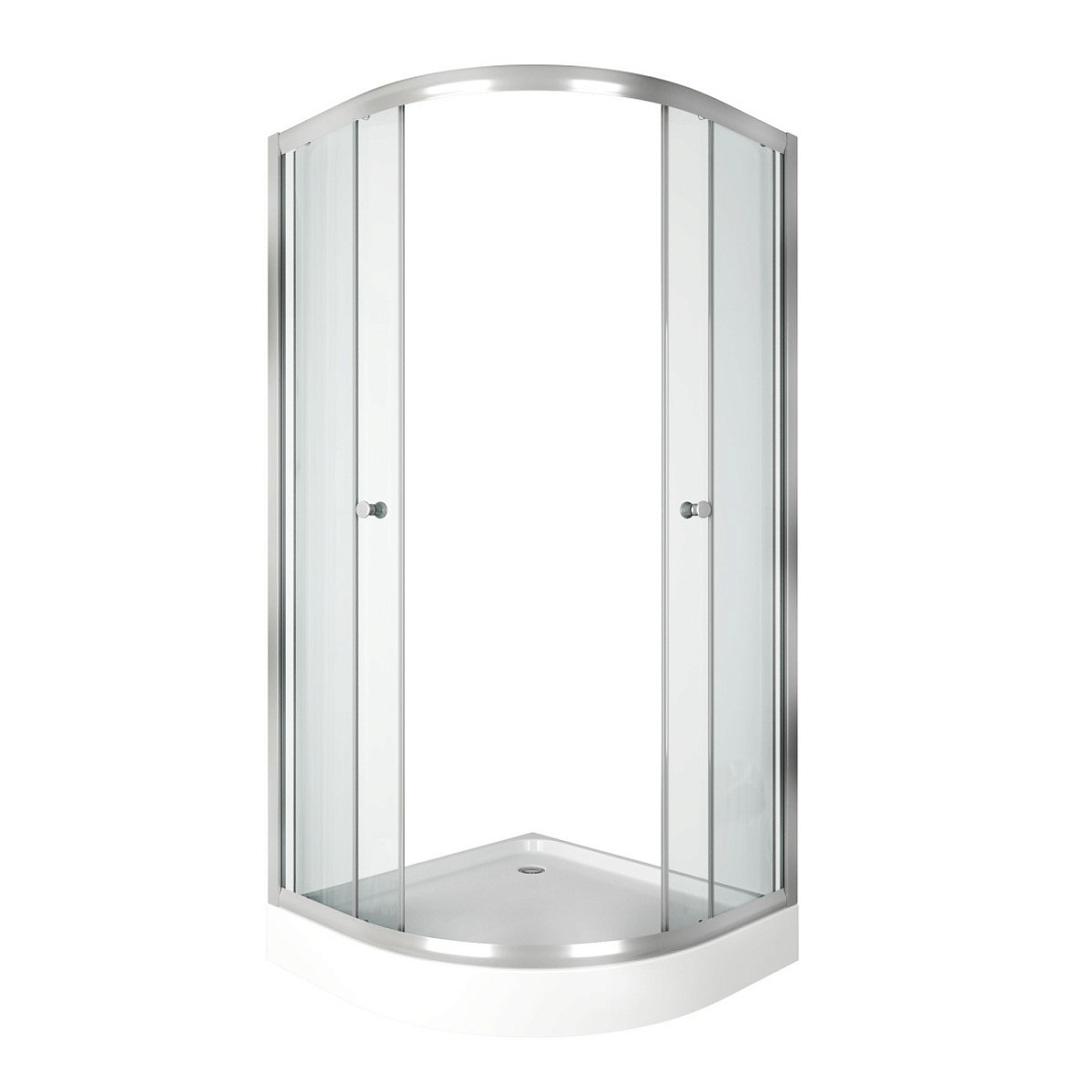 Душевой уголок Bauedge Dream SB0003 90x90х195 с поддоном, профиль хром