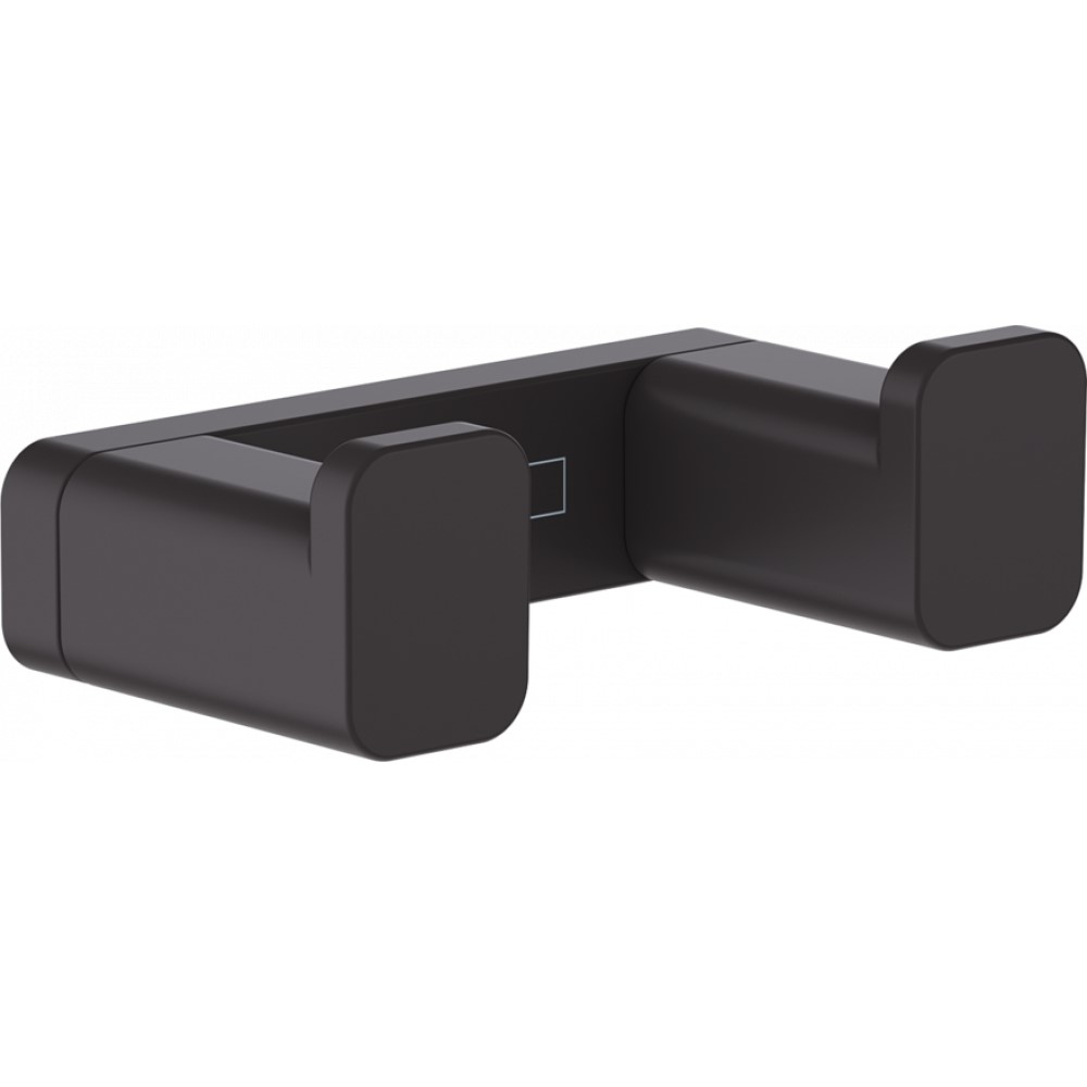 Крючок Hansgrohe AddStoris 41755670 двойной, черный матовый