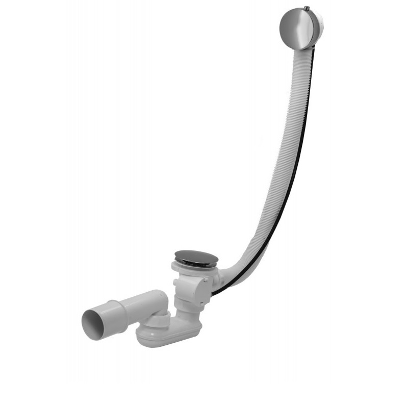 Слив-перелив Vega V55К 55 см полуавтомат, хром Гл000007256