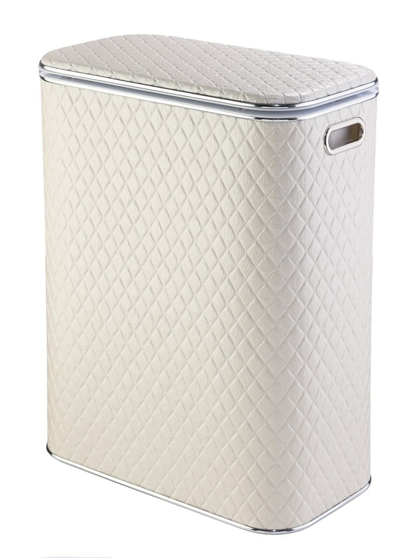 Корзина для белья Geralis CLH-B бежевая ромб