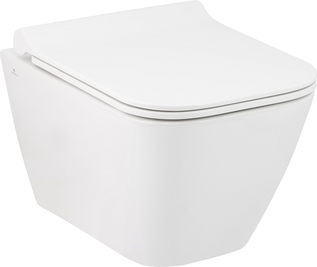 Унитаз подвесной Seramiksan Saturn Rimout A141151H безободковый, с микролифтом