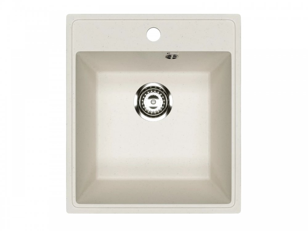 Мойка кухонная Practik PR-M 425-001 42,5 см, белый камень