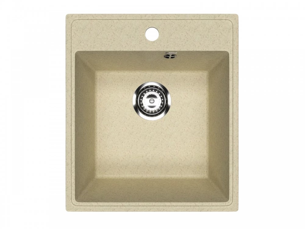 Мойка кухонная Practik PR-M 425-002 42,5 см,слоновая кость