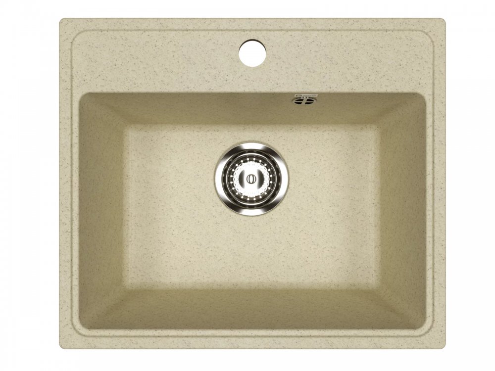 Мойка кухонная Practik PR-M 490-002 49 см, слоновая кость