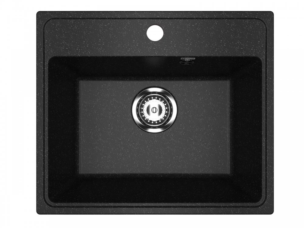 Мойка кухонная Practik PR-M 490-004 49 см, черный оникс