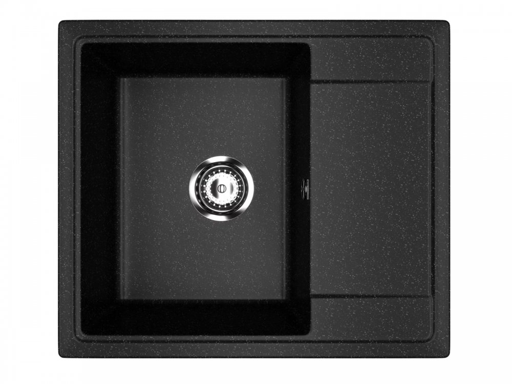 Мойка кухонная Practik PR-M-575-004 57,5 см, черный оникс