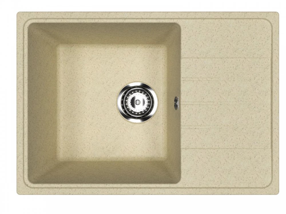 Мойка кухонная Practik PR-M 600-002 60 см, слоновая кость