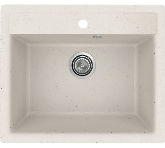 Мойка кухонная Practik PR-M 565-001 56,5 см, белый камень