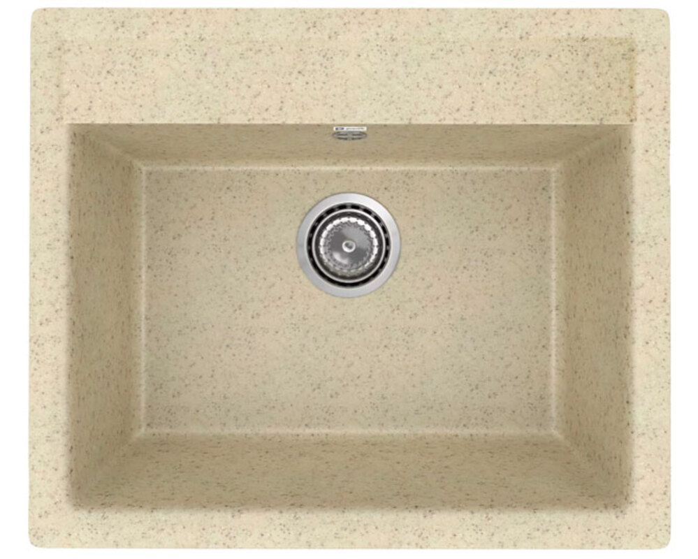 Мойка кухонная Practik PR-M 565-002 56,5 см, слоновая кость